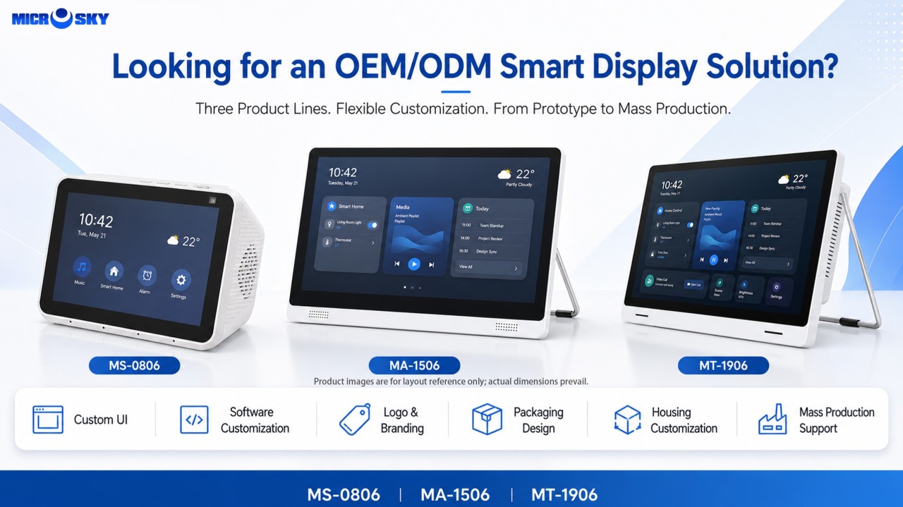 Cover for Looking for an OEM/ODM Smart Display Solution?
