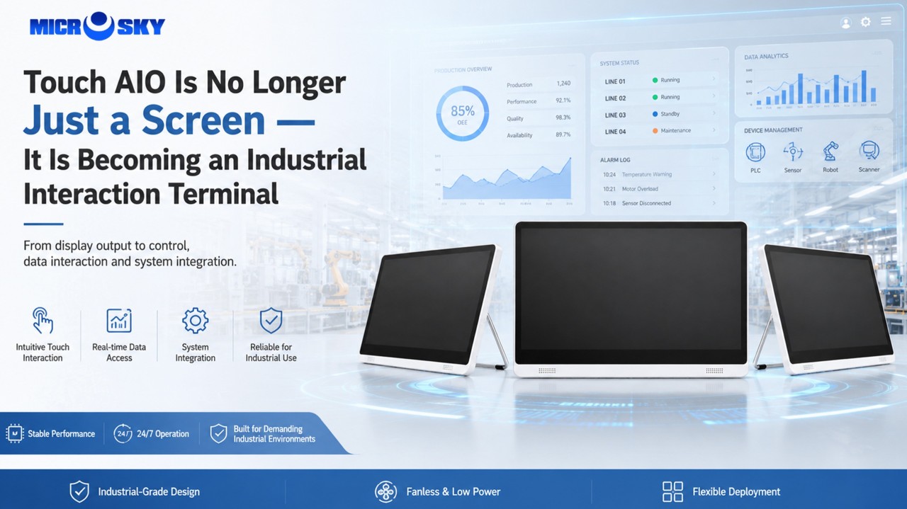 Cover for Touch AIO Is No Longer Just a Screen — It Is Becoming an Industrial Interaction Terminal